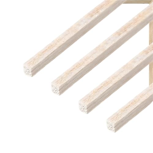 HolzstäBe Zum Basteln 100 stücke Balsa Holz Sticks Platz Holz Dübel Unfinished Hartholz Streifen Holzhandwerk Stick von GMGQJST
