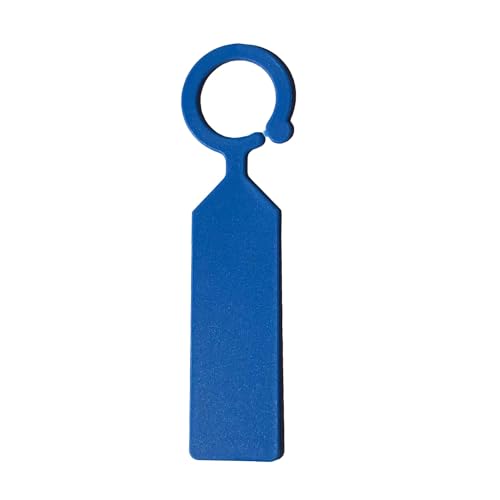 Pflanzenschilder 500 stücke Garten Pflanzen Tag Ring Haken Baum Marker Zeichen Kunststoff Wasserdicht Re-Verwendbare Hängen Label Stake(Blue) von GMGQJST