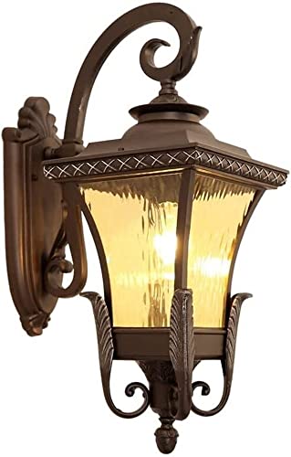 GMJGCIRVC E26 Socket Außenwandlampe Lantern Metallleuchte für Eingangstür Wohnzimmer wasserdichte Außenleuchten von GMJGCIRVC