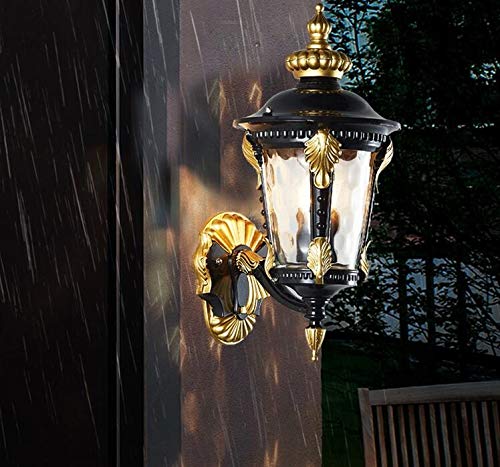 GMJGCIRVC Kreative Retro Außenwandleuchte Europäische Atmosphäre Braffing Licht Light Courtyard Light Light Airsle Aisle Flurleuchten wasserdicht von GMJGCIRVC