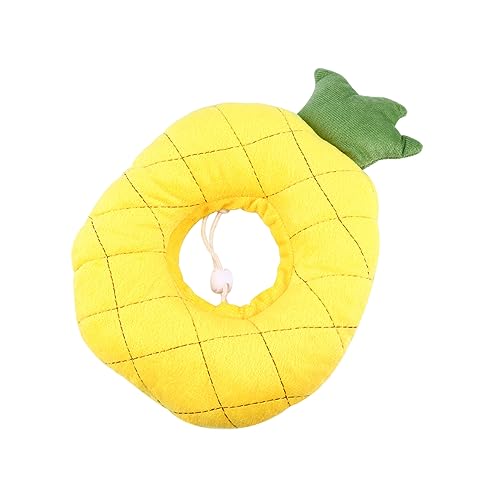 Pet Collar Verstellbare Lick einen Katzenhals Ring Netter Ananas Design Weich bequem und Nicht irritierend, um Schlaf- und Spielaktivitäten zu Essen von GMJGCIRVC