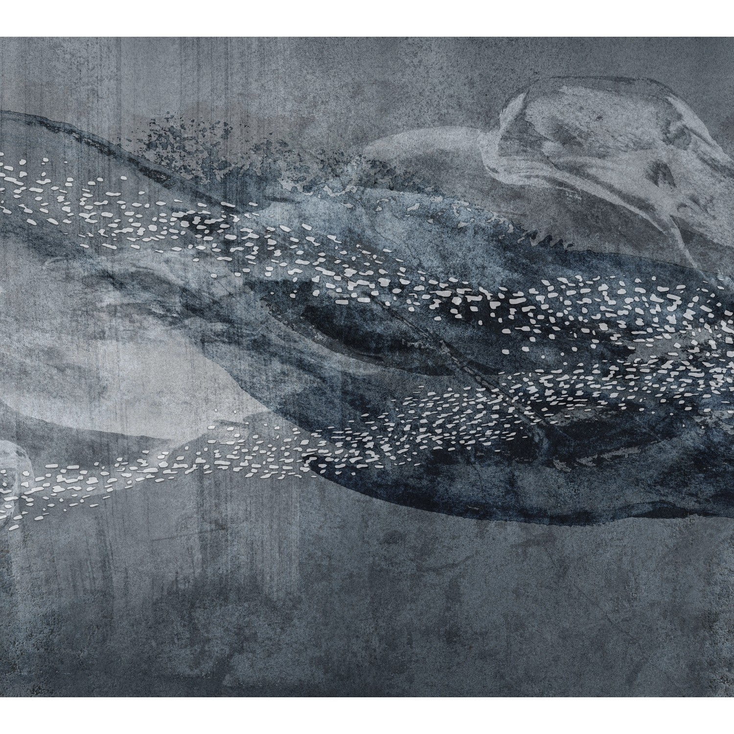Erismann Fototapete Guido Maria Kretschmer Deep Sea Silber 3,0m x 2,7m von GMK
