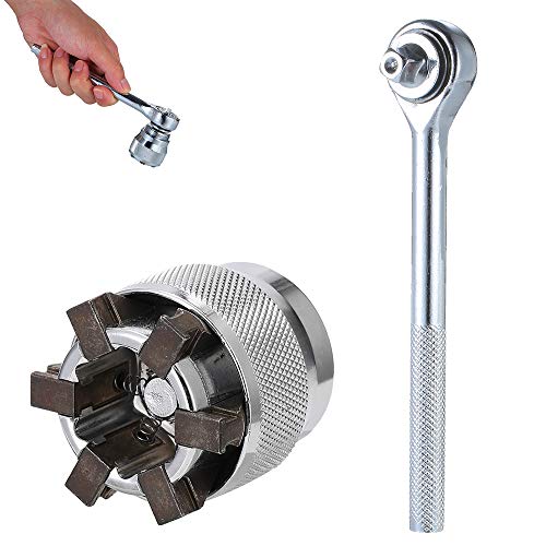 Universal Steckschlüssel, Adaptive Drive Einstellbare Rohrschlüssel mit einem einzigen Ende Schlüssel, passt alle Hand Feed Hülse Schlüssel Werkzeuge 10~19mm 3/8~3/4 Zoll von GMKD