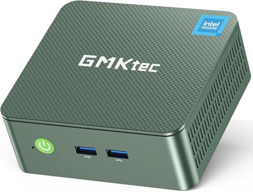 GMKtec G3 Plus, Intel N100 der 12. Generation (bis zu 3,4 GHz), 8 GB RAM 3200 MHz, 256 GB SSD M.2 NVME SSD PCIE 3.0, Mini-Desktop, USB 3.2 * 4, 2 * HDMI 4K @ 60 Hz, 2,5G LAN, Mikrocomputer von GMKtec