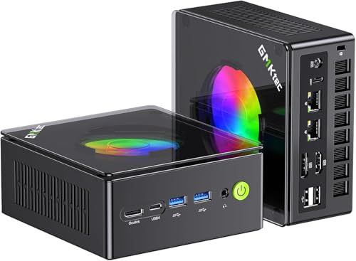 GMKtec K11 Gaming Mini-PC, Ryzen 9 8945HS (8C/16T, bis zu 5,2 GHz), 64 GB DDR5 RAM 1 TB Mini-Desktop-Computer, HDMI/Oculink/DisplayPort/USB4*2 von GMKtec