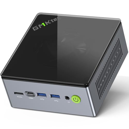 GMKtec Mini PC de jeu M7 Dual LAN 2,5 Gbps AMD Ryzen 7 6850H Ordinateur de Bureau, 16 Go DDR5 Double Canal (8 Go * 2) 512 Go PCIe4.0 SSD, USB4.0, HDMI, DP, USB-C, WiFi 6E, BT 5.2 von GMKtec