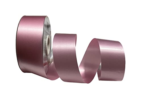 GMM Schleifen und Bänder, Dekorationen und Dekorationen für Jubiläen, dekorative Bänder, Dekorationen/Dekorationen für Partys und Feiern (3,2 cm x 45 m, Rosa) von GMM