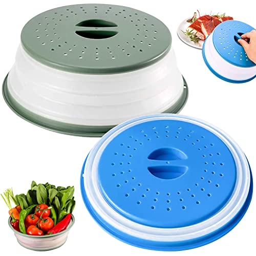 GMMG Mikrowellen Abdeckung, Mikrowellenhaube, 2 Stück Faltbare Mikrowellendeckel, Microwave Cover, Mikrowellen Deckel, Spritzschutz Mikrowelle, Microwellenabdeckungen, Mikrowellenabdeckung 27cm GMMG Mikrowellen Abdeckung, Mikrowellenhaube, 2 Stück Faltbare Mikrowellendeckel, Microwave Cover, Mikrowellen Deckel, Spritzschutz Mikrowelle, Microwellenabdeckungen, Mikrowellenabdeckung 27cm von GMMG
