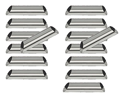 Cannoli Backform (129 mm x 25 mm) Traditionelle Backform Schillerlockenform Gerade Röhrchen Spritztüllen Schaumrollen Sahnerollen (15er Set) von GMMH