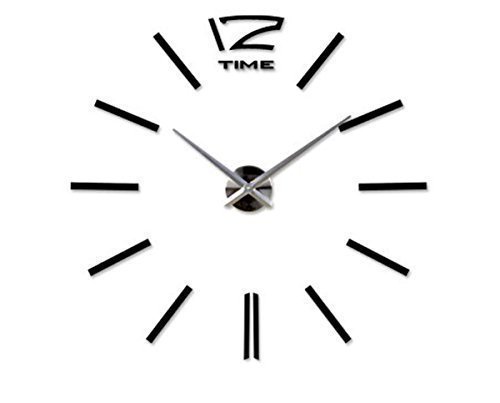 GMMH Design 1 Wanduhr 100-130 cm 3 D Neuheit XXL Uhr Moderne Selbst gestaltbare Do-it-Yourself Wanduhr von GMMH