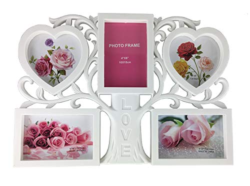 GMMH Bilderrahmen für Valentinstag, Love Bilder und Fotos, Rahmen Fotorahmen Fotoalbum Bilder, Geschenk, Familienbaum Foto Galerie Fotoalbum (LN311-3) von GMMH