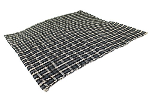 GMMH Fleckerlteppich Baumwolle Handweb Teppich Flickenteppich 70 X 70 cm (2) von GMMH