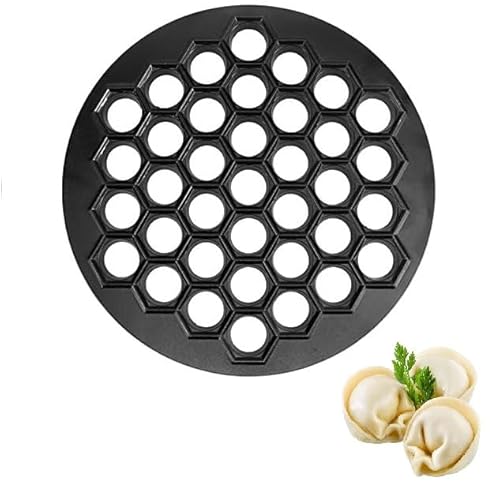 GMMH Gefüllte Teigtaschen Teigpresse, Ausstechform für Hausgemachte Pelmeni Ravioli Tortellini Dumpling oder Maultaschen, Metallform aus Aluguß, DIY Form (Beschichtet) von GMMH