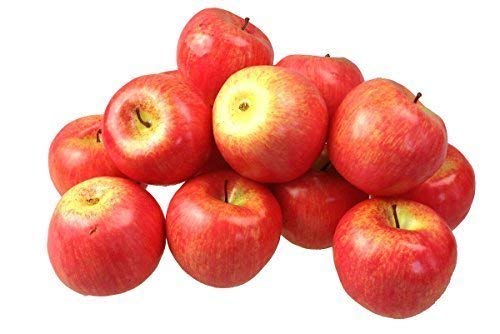 GMMH Künstlicher Deko Apfel, 15 Stück (Rot, 90-120 g/St) Lebensechtes Plastikobst, Plastikfrucht, Kunstobst, Frucht, Dekoration, Schaufenster, Haushalt, Küche, Party, Hotel, Kinderküche, Spielküche von GMMH