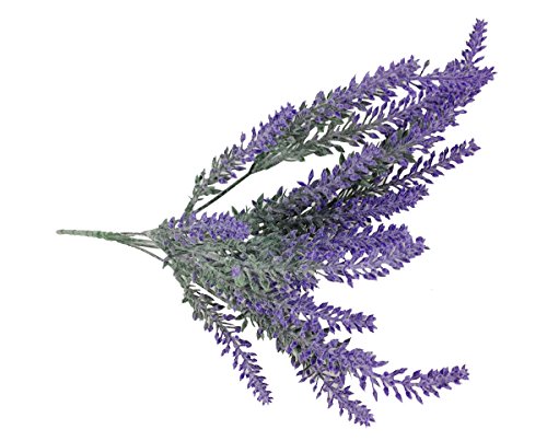 GMMH Kunstblumen Blumenstrauß Ziergrassär Grünpflanze Distel Dorn Wilde Lavendel künstliche Beerenzweig Blumen Hochzeit Party (Lavendel 35 cm Design 3) von GMMH