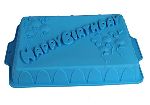 GMMH Silikonbackform Happy Birthday Kuchen Backform Kuchenform Brotbackform Obstbodenform GMMH Silikonbackform Happy Birthday Kuchen Backform Kuchenform Brotbackform Obstbodenform von GMMH