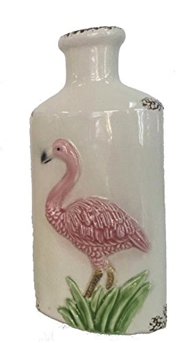 Vase Pastel Tischvase Flamingo Blumentopf Origami Design Keramik Hohe nach Wahl (Hohe 22 cm) von GMMH