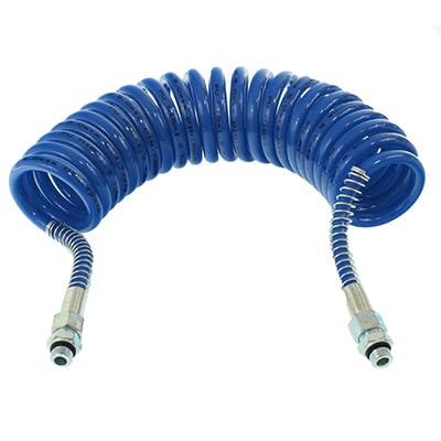 GMP PNEUMATIK SPIRALSCHLAUCH M16 BLAU SILIKON (POLYURETHAN), 5,0M GMP165MBPUH von GMP