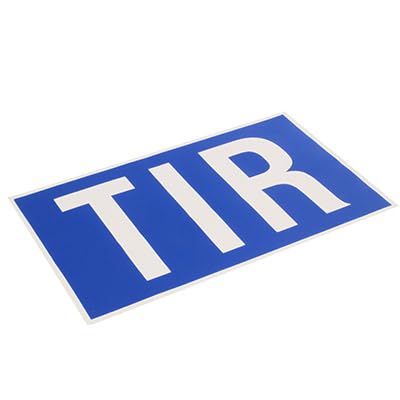 "TIR" Aufkleber Schild TWY200 von GMP