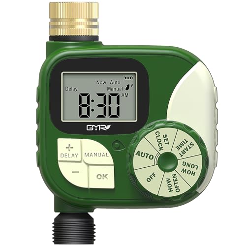 Bewässerungscomputer, Bewässerungsuhr mit LCD-Display, Automatische, Manuell Bewässerungssteuerung, Bewässerungsuhr für den Garten von GMR