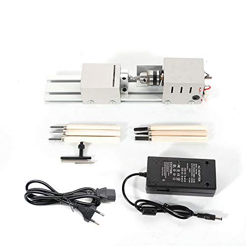 100W Mini Drehmaschine Drechselbank Perlen Poliermaschine Holz Werkzeug für Holzarbeit DIY Mini-Beads Polierwerkzeug Rotary von GMSLuu