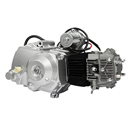 125cc 4 Takt Einzylinder Motor Halbautomatisch 3 Speed für ATV Go Kart Bike Halbautomatischer Elektrostart 3+1 Rückwärtsgang von GMSLuu