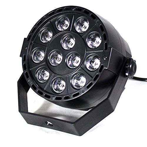 Bühnenlicht 12x3W RGB MINI LED PAR Licht Scheinwerfer DJ Party Spot Bühnenlicht DMX 3 in1 Mit Fernbedienung Für Tanz Bar Karaoke Festival Schwarz von GMSLuu