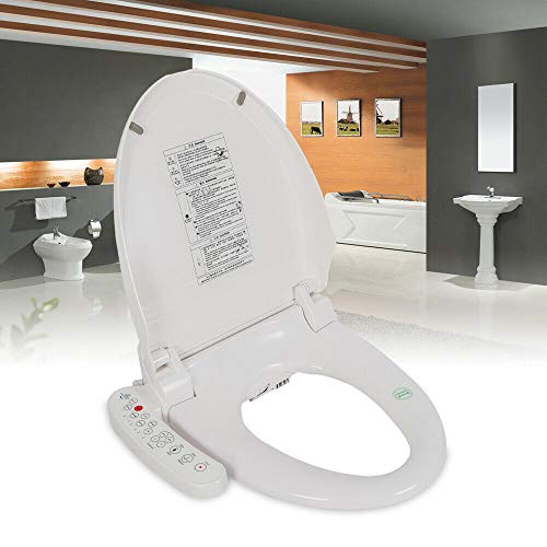 Elektronischer Smart Bidet Toilettensitz Sitz Dusch WC Aufsatz Gewärmter Selbstreinigende Düse aus Volledelstahl Desodorierung Umweltfreundliche Energieeinsparung beheizter 220V von GMSLuu