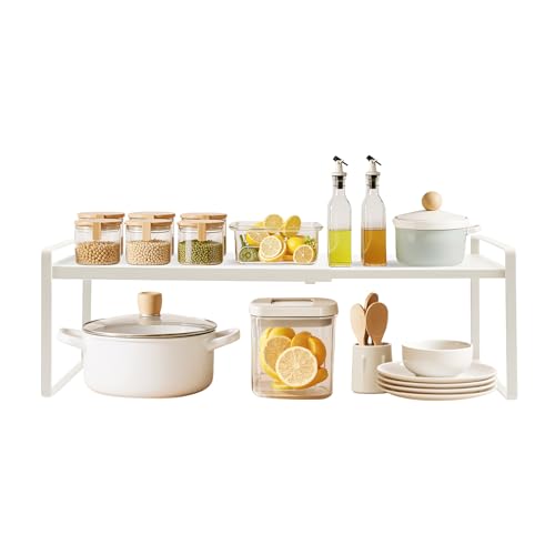 GMSLuu Ausziehbares Küchenregal, 34-63 cm Rechteckig Metall 10 kg Belastbarkeit von GMSLuu