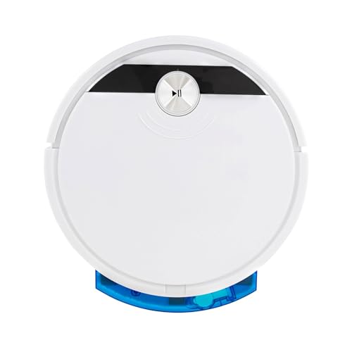 GMSLuu RS800 Saugroboter mit Wischfunktion Absaugstation Fegen/Saugen/Wischen 3-in-1-Kehrmaschine, Multifunktions-Kehrmaschine App-Steuerung Roboter-Saugmaschine mit 1800Pa (Weiß) von GMSLuu