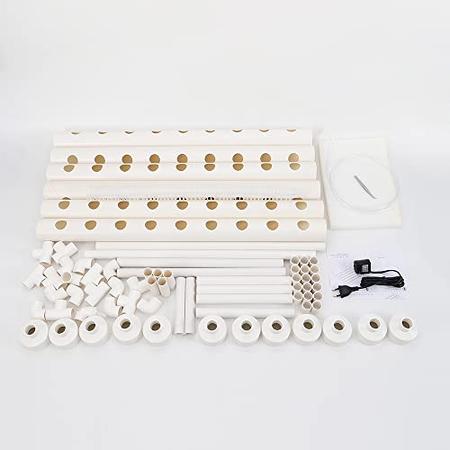 Hydroponisches Grow-Kit 54 Pflanzenplätze 1 Schicht Pflanze Gemüse zu von GMSLuu