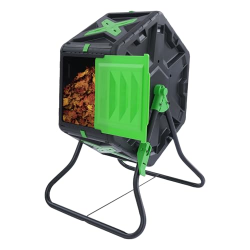 Rotierender Kompostbehälter, 70L Kapazität Sechseckig 73.5 cm Höhe von GMSLuu