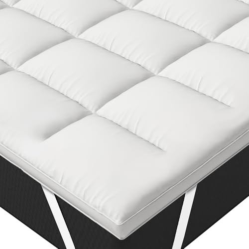 GMTextiles Microfaser Topper 180x200cm + 5cm mit 4 Anti-Rutsch-Ecklaschen matratzen Topper 180x200 ist Maschinenwaschbar + Hypoallergene. matratzentopper 180x200cm ist für Sofabett und Gästebett von GMTEXTILES