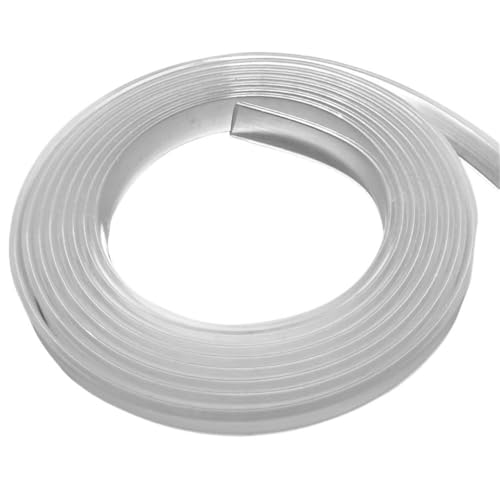 Dichtungsstreifen aus Gummiglas, 1 Stück transparenter Streifen aus massivem Silikonkautschuk, Dichtungsflachstab, hohe Temperaturbeständigkeit, Länge 3,0 m, 1 m (1 m x 5 mm x 10 mm)(1M*3MM*20MM) von GMTSTHAZN