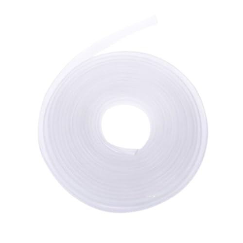 Dichtungsstreifen aus Gummiglas, 1-teiliges flaches Dichtungsblatt aus massivem Silikon, Kantenschutzstreifen aus Silikonkautschuk mit rechteckigem Kopf (20 mm x 1 mm x 5 m)(55MM*2MM*5M) von GMTSTHAZN