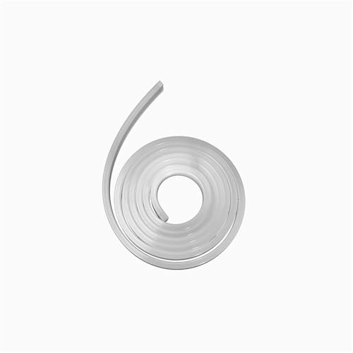 Dichtungsstreifen aus Gummiglas, gerader Streifen aus massivem Silikonkautschuk, Länge 1 m, 5 m, langlebiges Silikonkautschukrohr, 1 Stück (5 m x 2 mm x 20 mm)(5MX2mmX15mm) von GMTSTHAZN