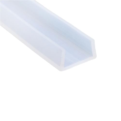 Gummi-Glasdichtungsstreifen, 1 Stück U-Kanal-Dichtungsstreifen aus Silikonkautschuk for Duschtüren, Kantenschutz for Verglasungsdichtungen (22 mm x 18 mm x 5 Meter)(26MM*16MM*1METER) von GMTSTHAZN