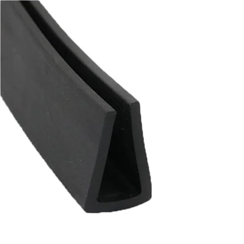 Gummi-Glasdichtungsstreifen, 1 m, schwarzer U-förmiger Gummi-Kantendichtungsstreifen, Nut 0,5 bis 41 mm, U-Typ-Schutzkanten-Schutzdichtung, 1 Stück (8 x 13 mm)(16X25MM) von GMTSTHAZN