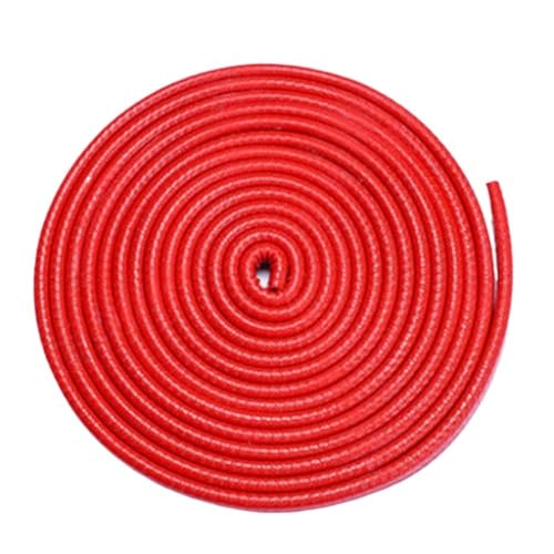 Gummi-Glasdichtungsstreifen, 1-teiliger Gummi-Antikollisionsstreifen, Kratzschutzstreifen for Autotürkanten mit U-förmiger Autodichtungsschutzleiste aus Stahl (rot, 1 Meter)(Red,3meters) von GMTSTHAZN