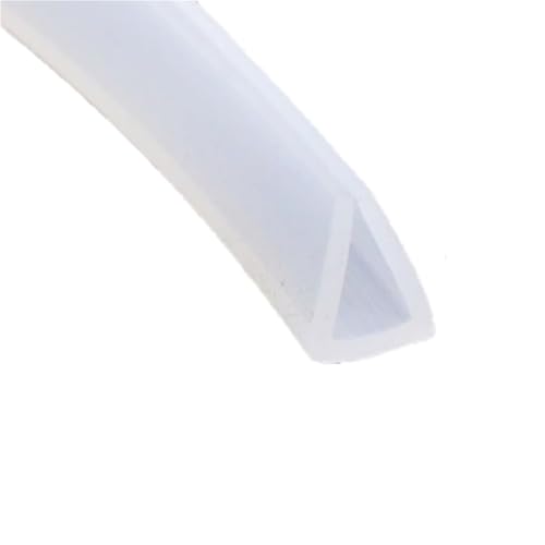Gummi-Glasdichtungsstreifen, Duschtür-Glasdichtungsband, Kantenschutz, Dichtungsstreifen, 1–10 Meter, U-Kanal-Gummikantendichtungsstreifen, 1 Stück (4 mm x 7 mm x 1 Meter)(8MM*10MM*5METERS) von GMTSTHAZN