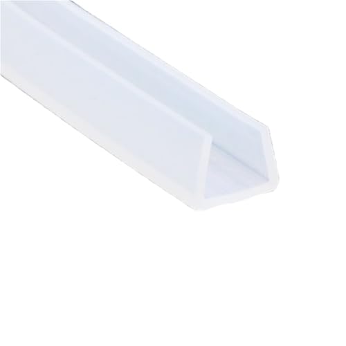 Gummi-Glasdichtungsstreifen, U-Kanal-Dichtungsstreifen aus Silikonkautschuk for Duschtüren, Kantenschutz for Verglasung, 1 Stück (22 mm x 18 mm x 1 Meter)(17MMX15MMX1METER) von GMTSTHAZN