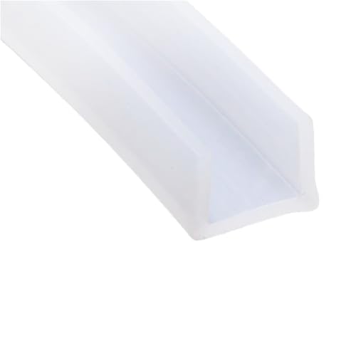 Gummi-Glasdichtungsstreifen, U-Kanal-Dichtungsstreifen aus Silikonkautschuk for Duschtüren, Kantenschutz for Verglasung, 1 Stück (22 mm x 18 mm x 1 Meter)(22MMX18MMX1METER) von GMTSTHAZN