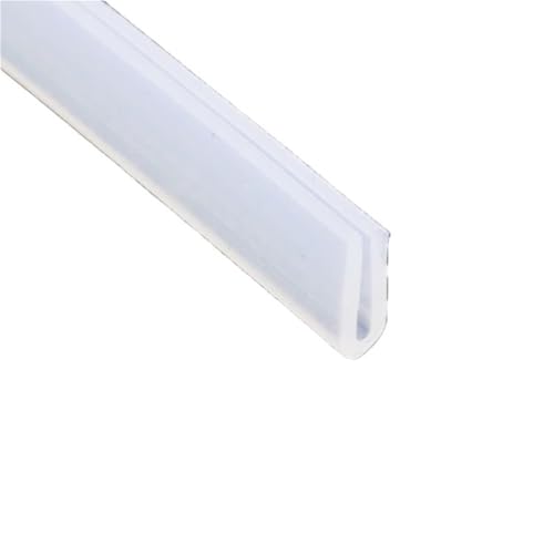 Gummi-Glasdichtungsstreifen, U-Kanal-Dichtungsstreifen aus Silikonkautschuk for Duschtüren, Kantenschutz for Verglasung, 1 Stück (22 mm x 18 mm x 1 Meter)(7MMX13MMX10METERS) von GMTSTHAZN