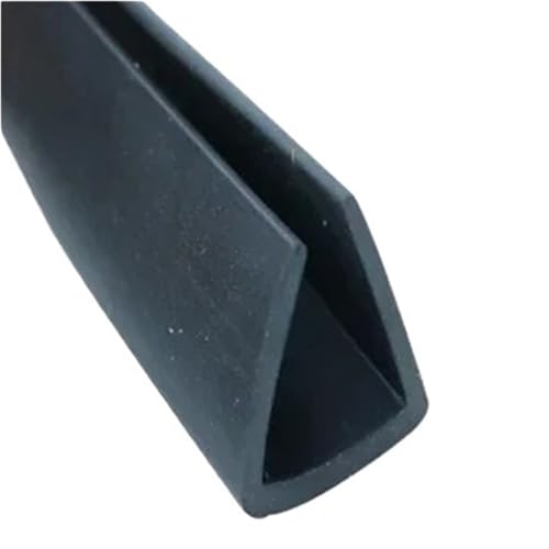 Gummi-Glasdichtungsstreifen, schwarzer U-förmiger Gummi-Dichtungsstreifen for mechanische Kantenstreifen im Auto, Metall-Eckenschutzschild, 1 Stück (20 mm x 30 mm x 1 Meter)(15MMX17MMX3METERS) von GMTSTHAZN