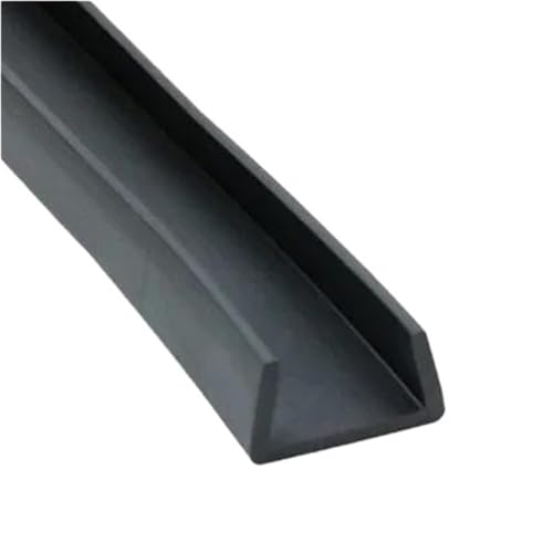 Gummi-Glasdichtungsstreifen, schwarzer U-förmiger Gummi-Dichtungsstreifen for mechanische Kantenstreifen im Auto, Metall-Eckenschutzschild, 1 Stück (20 mm x 30 mm x 1 Meter)(25MMX15MMX1METER) von GMTSTHAZN