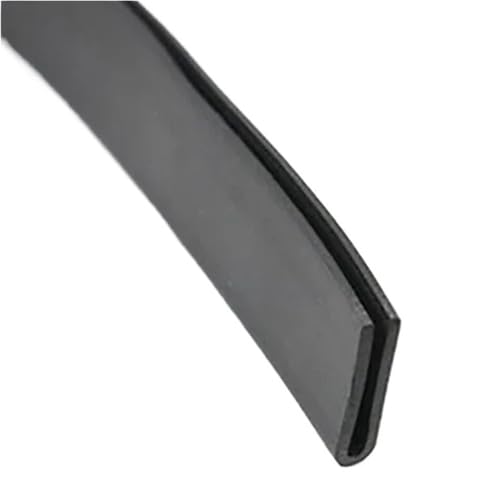 Gummi-Glasdichtungsstreifen, schwarzer U-förmiger Gummi-Dichtungsstreifen for mechanische Kantenstreifen im Auto, Metall-Eckenschutzschild, 1 Stück (20 mm x 30 mm x 1 Meter)(4MMX13MMX1METER) von GMTSTHAZN
