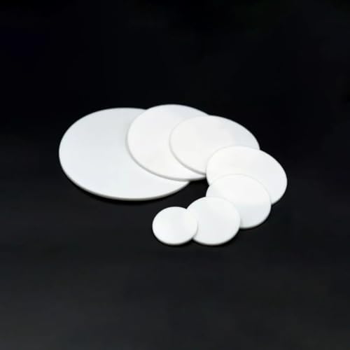 PTFE-Dichtungsflachscheiben, 10 Stück, Dicke 0,5 1 1,5 2 3 mm, massives PTFE-Blatt, rund, Kunststoff-Flachscheibe, PTFE-Flachscheiben-Sortiment (95 x 1,5 mm)(90x2mm) von GMTSTHAZN