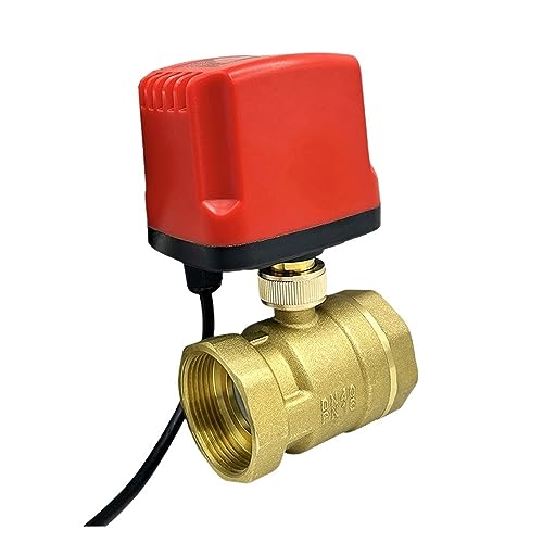 Kugelhahn DN15 DN20 DN25 DN40 IP65 Wasserdichter Motorisierter Kugelhahn Großes Drehmoment Metallmotor Messing Elektrischer Kugelhahn 3-Draht Oder 2-Draht(DN50,24V_CR03) von GMUME