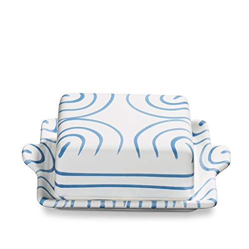 GMUNDNER KERAMIK Butterdose Grösse: l= 16.5 cm x b= 12 cm x h= 5.7 cm Blaugeflammt Geschirr, handgemacht in Österreich GMUNDNER KERAMIK Butterdose Grösse: l= 16.5 cm x b= 12 cm x h= 5.7 cm Blaugeflammt Geschirr, handgemacht in Österreich von GMUNDNER KERAMIK