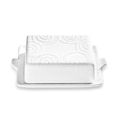 GMUNDNER KERAMIK Butterdose Grösse: l= 20.5 cm x b= 14.5 cm x h= 5.7 cm Weißgeflammt Geschirr, handgemacht in Österreich GMUNDNER KERAMIK Butterdose Grösse: l= 20.5 cm x b= 14.5 cm x h= 5.7 cm Weißgeflammt Geschirr, handgemacht in Österreich von GMUNDNER KERAMIK